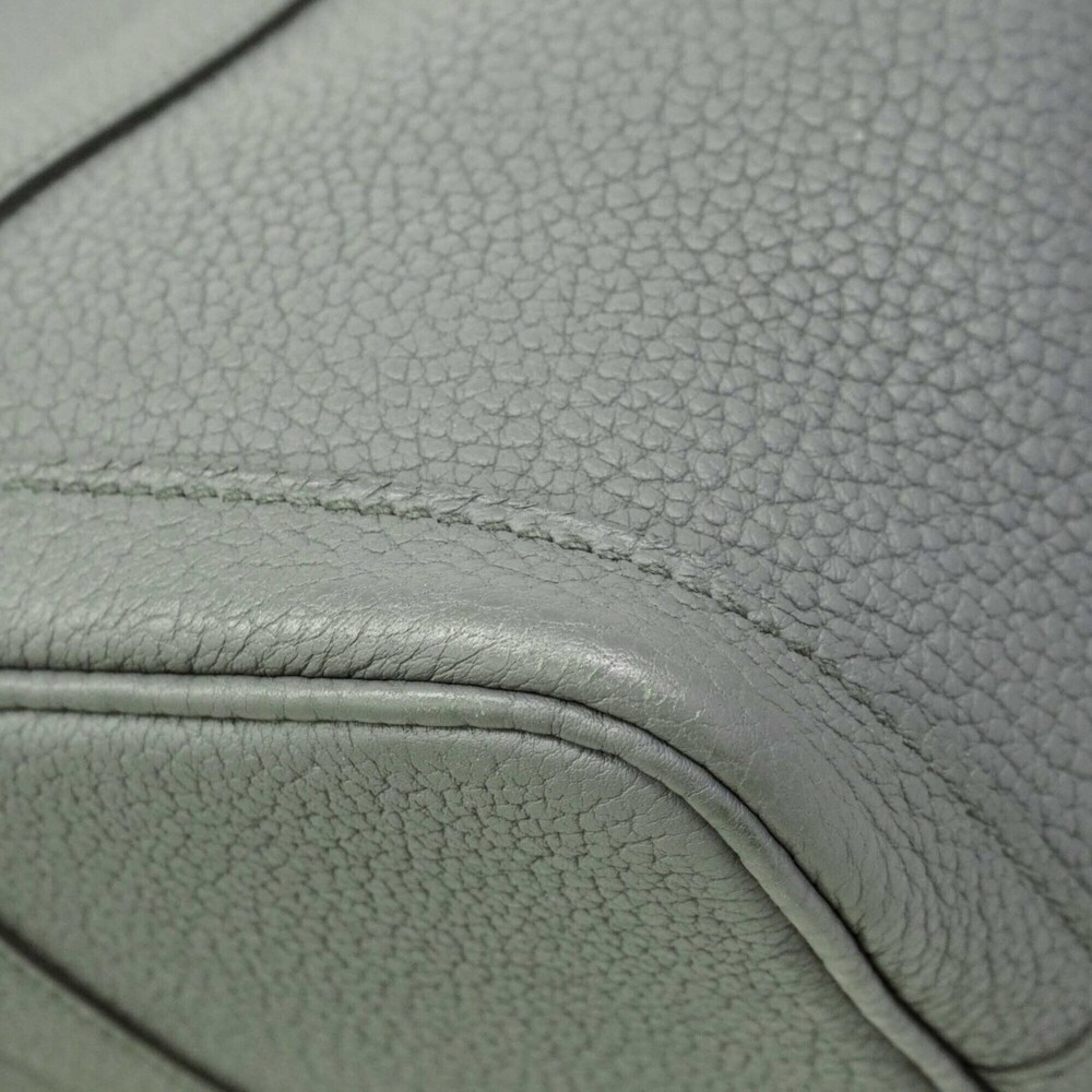 Hermes Garden TPM Tote Bag, Negonda Leather, Vert Amande (W stamp), Ladies'. - Picture 6 of 8